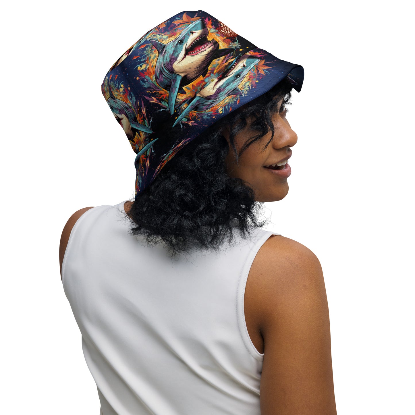 Endangered Wildlife Reversible bucket hat