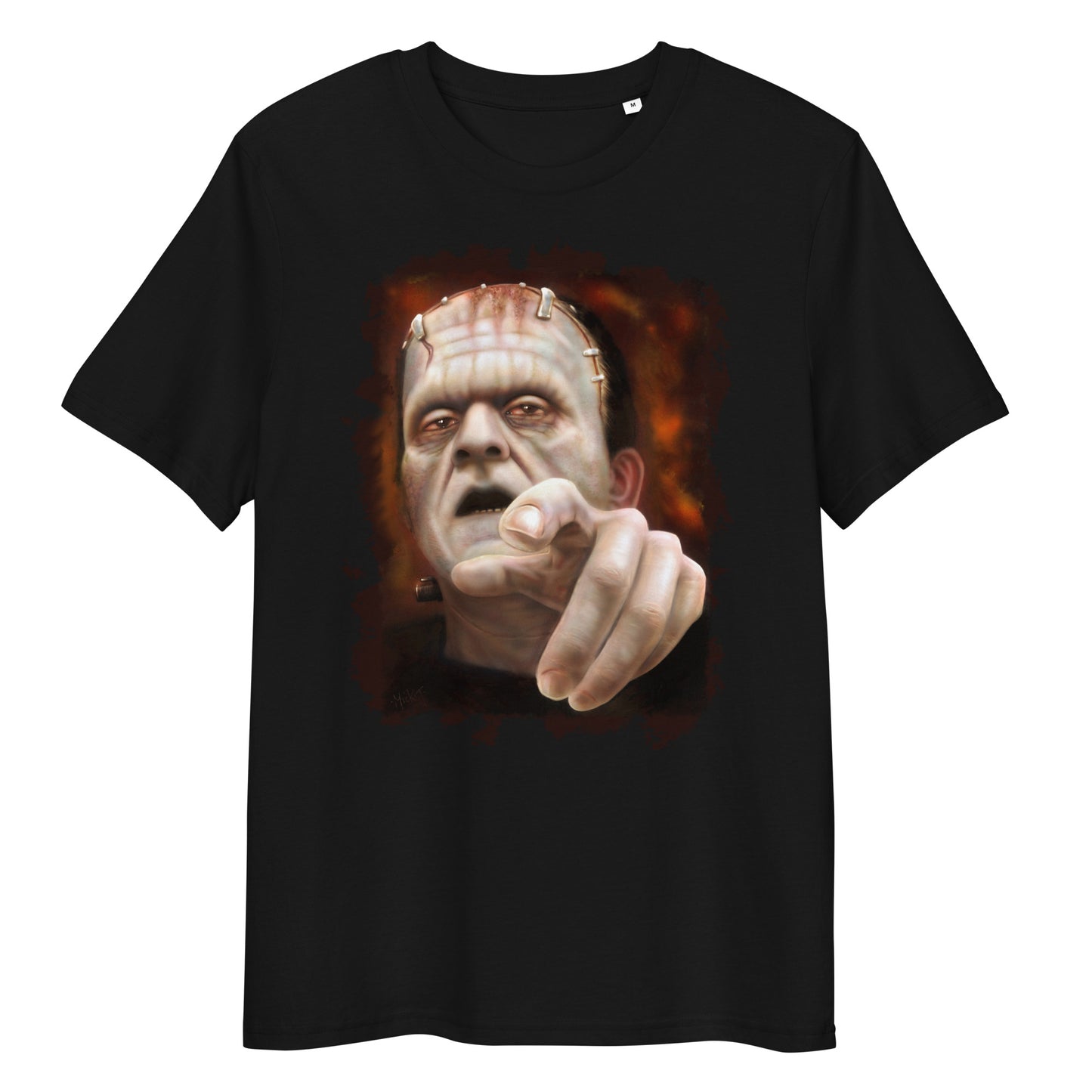 Unisex organic cotton t-shirt (Frankensteins monster)