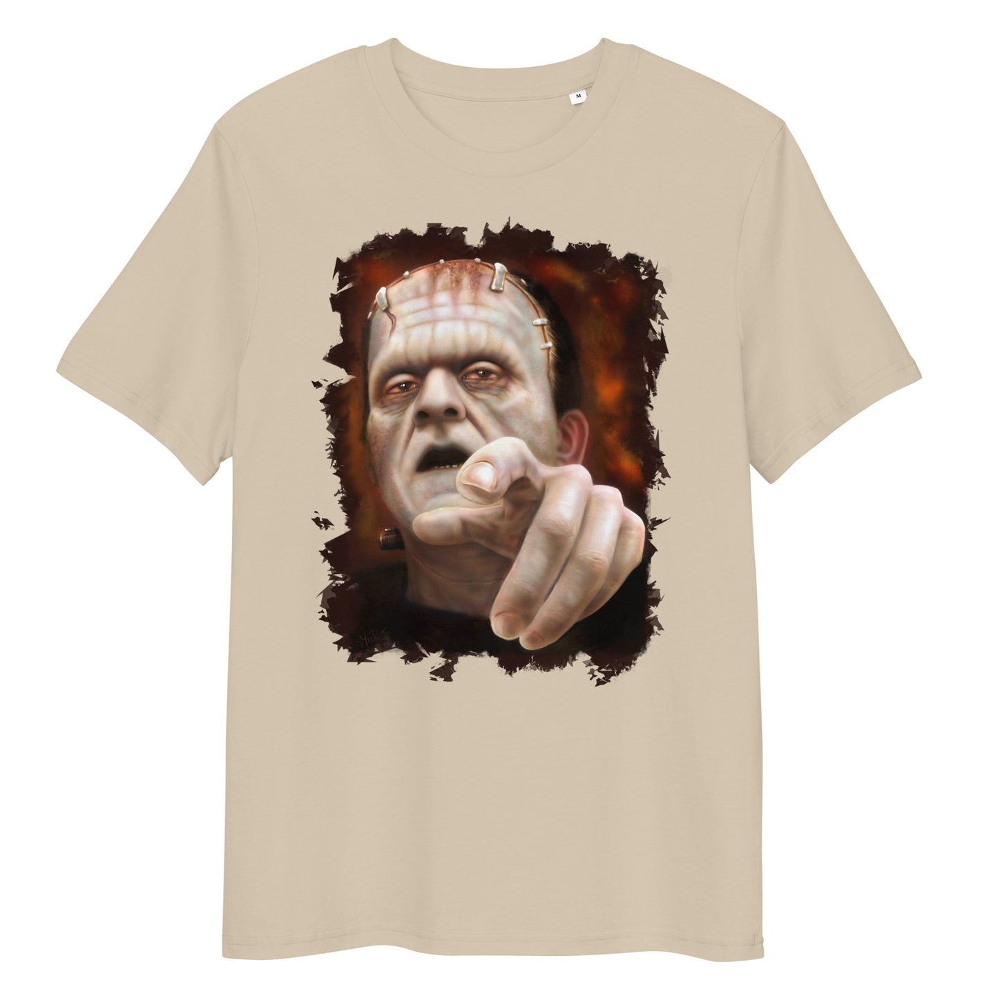 Unisex organic cotton t-shirt (Frankensteins monster)